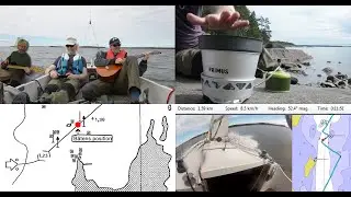 Kryss, vågor, mat och seglar leden vid Ekudden med IF-båten Zingoalla. Vlog 64.