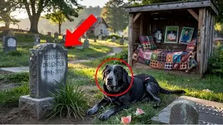 Blind Dog Visits Teen's Grave Daily For 7 Years - Family's Discovery Leaves Town In Tears