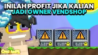 THIS IS THE PROFIT IF YOU BECOME A VENDSHOP OWNER ! | Growtopia | CreativePS