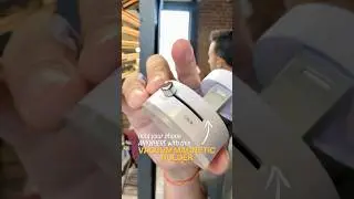 Hold your phone ANYWHERE with this Vacuum Magnetic Holder