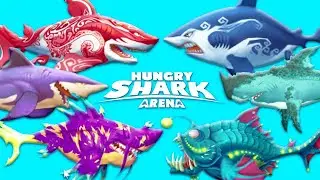 Hungry Shark Arena - All Brawler Sharks Unlocked