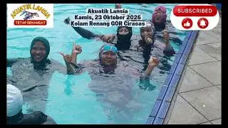 Lansia Anti Galau: Temukan Kembali Kegembiraan di Kolam Renang. #akuatik #lansia #senamair 