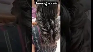 Dreamy Soft curls 🎀🌼#ytshorts #shortsfeed #trending subscribe for more 😉😍✌️😎