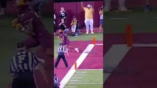 🌽Nebraska vs Minnesota Daniel Jackson Toe tap TD catch to tie the game!!! 😳🏈 #touchdown #fyp