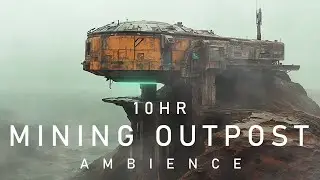 💤🎧 Mining Outpost 🌌🌫️ 10HR | Dark Ambient Synth Music