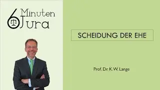 Scheidung der Ehe