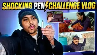 BOHOT TEJ LAGA⚡️ Shocking Pen Challenge Gone Wrong 🚫