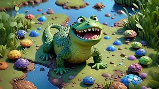 Cookie Crocodiles &mdash; Snap and Crunch Song! | Fun Animal Song for Kids | Crocodile Adventure Rhyme