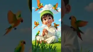 #IslamicCartoon #MuslimBoy #4DAnimation #ParrotLove #QuranForKids #IslamicKidsVideo #SpiritualScene