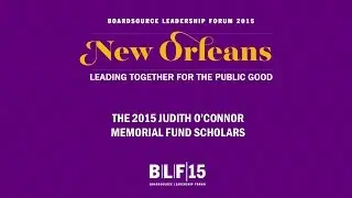 BLF2015: The Judith O'Connor Memorial Fund Scholarship Recipients
