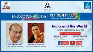 India and the world: talking diplomacy with G Parthasarathy + Meera Shankar | Platinum Pride | EE135
