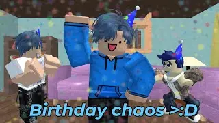 Birthday chaos :D Roblox My Movie animation series #itsmybirthday | Dutch iPad Gamer