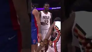 #BI got ejected after this 🤣😤 #nba #NOLA #pels #block #shorts