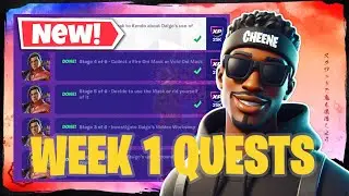 How to Complete NEW Story + Week 1 Quests!! (Fortnite)