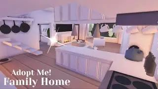 Soft Cozy Simple Elegant Aesthetic Family Home - Tour and Speed Build - Adopt Me! - Roblox