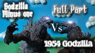 Godzilla minus one vs 1954 Godzilla Full Part| Godzilla stop motion Video