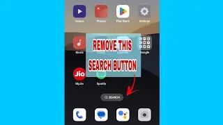 global search remove Realme || how to disable search button on home screen #realme