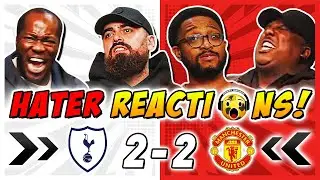 Rivals & Haters Reactions to Tottenham 2-2 Man United | Premier League Fan Reactions
