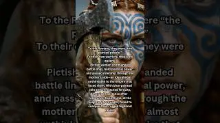 Rome feared the painted queens of the north. #Picts #AncientHistory #WarriorWomen #Rome