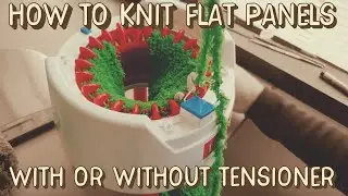 How to Knit Flat Panel on Circular Knitting Machine