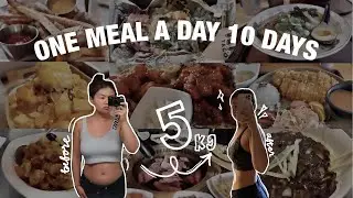 diet vlog | one meal a day for 10 days OMAD results | what I eat