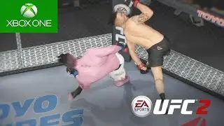 QUASE MATEI O ADVERSÁRIO !!! - EA Sports UFC 2 - Modo Carreira #06 [Xbox One]