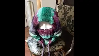 Шарф-капюшон, часть 1