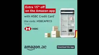 Extra 15% off on the Amazon app with HSBC Credit Card