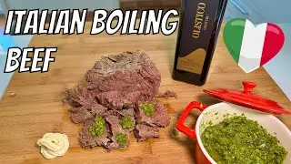Classic Italian Boiled Beef with Salsa Verde 🇮🇹 | Bollito di Manzo Recipe
