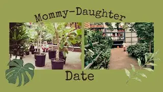 Mommy-Daughter Date Vlog! Garden center outing in the middle of winter