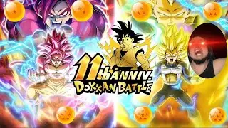 SSJ4 GOKU & SSJ3 VEGETA REVEALED! Dragon Ball  Dokkan Battle 11th Year Anniversary! Teaser REACTION