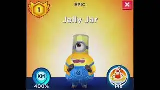Minion Rush Jelly Jar ￼