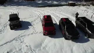 Ten Mile Bay in the snow