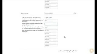 Creating Hair & Makeup Schedule within Timeline Genius