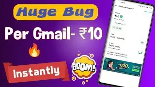 🔥 Biggest Loot Earn ₹10 Instant || Today Best Earning App || New Earning App Today ||