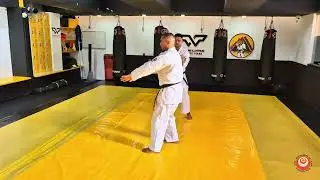 Kanshiwa bunkai - Sensei Kleber 6&ordm; Dan e Sensei Johnathan 4&ordm; Dan