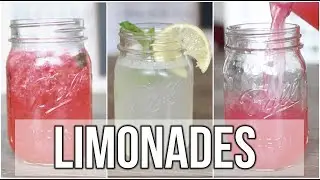 3 RECETTES DE LIMONADES RAFRAICHISSANTES !