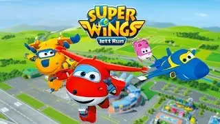 SUPER WINGS JETT RUN gameplay trailer (Android, IOS), kids game,  mobi play game