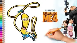 How to Draw Mega Minion Tim | Despicable Me 4