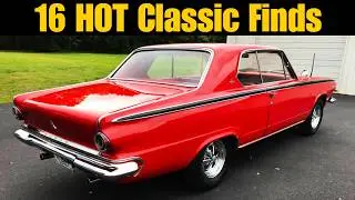 Sweet Beauties: 16 Classic Cars for Sale Under $18,000! For ANY Budget !!
