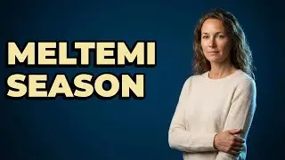 When Do Strong Meltemi Winds Typically Occur?