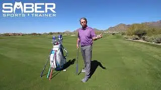 Saber Golf Technique Drill: Draw the Stripe by Craig Hocknull award winning coach and player.