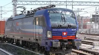 4K - 2021-08-12 Brescia… Stazione di Brescia - Mix di transiti estivi 3/4