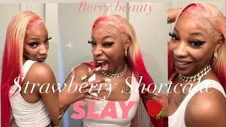 Amazon 613 Wig to Strawberry Shortcake Slay 🍓 | Adore Dye Wig Transformation Soft Glam Look!