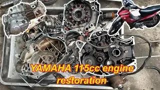 YAMAHA 115cc engine full restoration