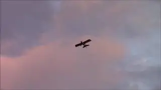 Scout stunts on flight night