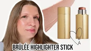 TRYING NEW MAKEUP TO ME WESTMAN ATELIER HIGHLIGHTER STICK IN BR&Ucirc;L&Eacute;E REVIEW AND DEMO