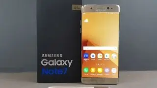 Samsung Galaxy Note 7 Gold Platinum Unboxing & Firstlook