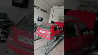 Golf 3 1.8T Swap Dyno #exhaust #exhaustsound #golf #golf3