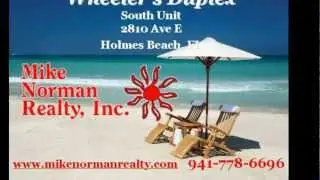 Beach Front, Pet Friendly Wheeler's Duplex with Colorful Island Decor an Anna Maria Island Rental